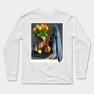 Tulips in a Lunch Bag Long Sleeve T-Shirt